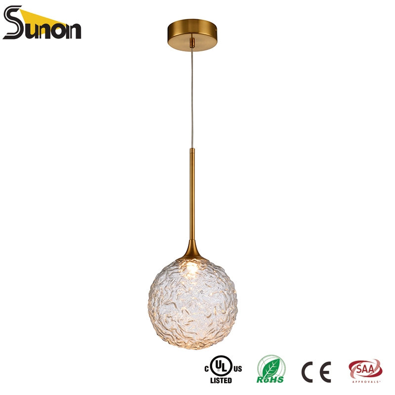 Small Single Glass Ball Led Pendant